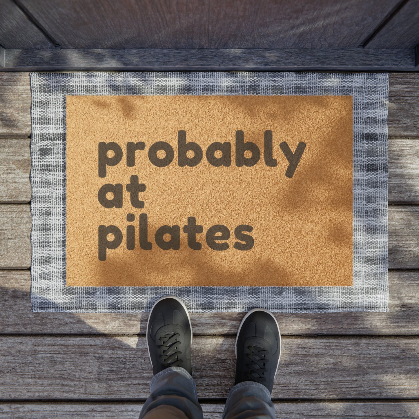 Probably at Pilates Doormat
