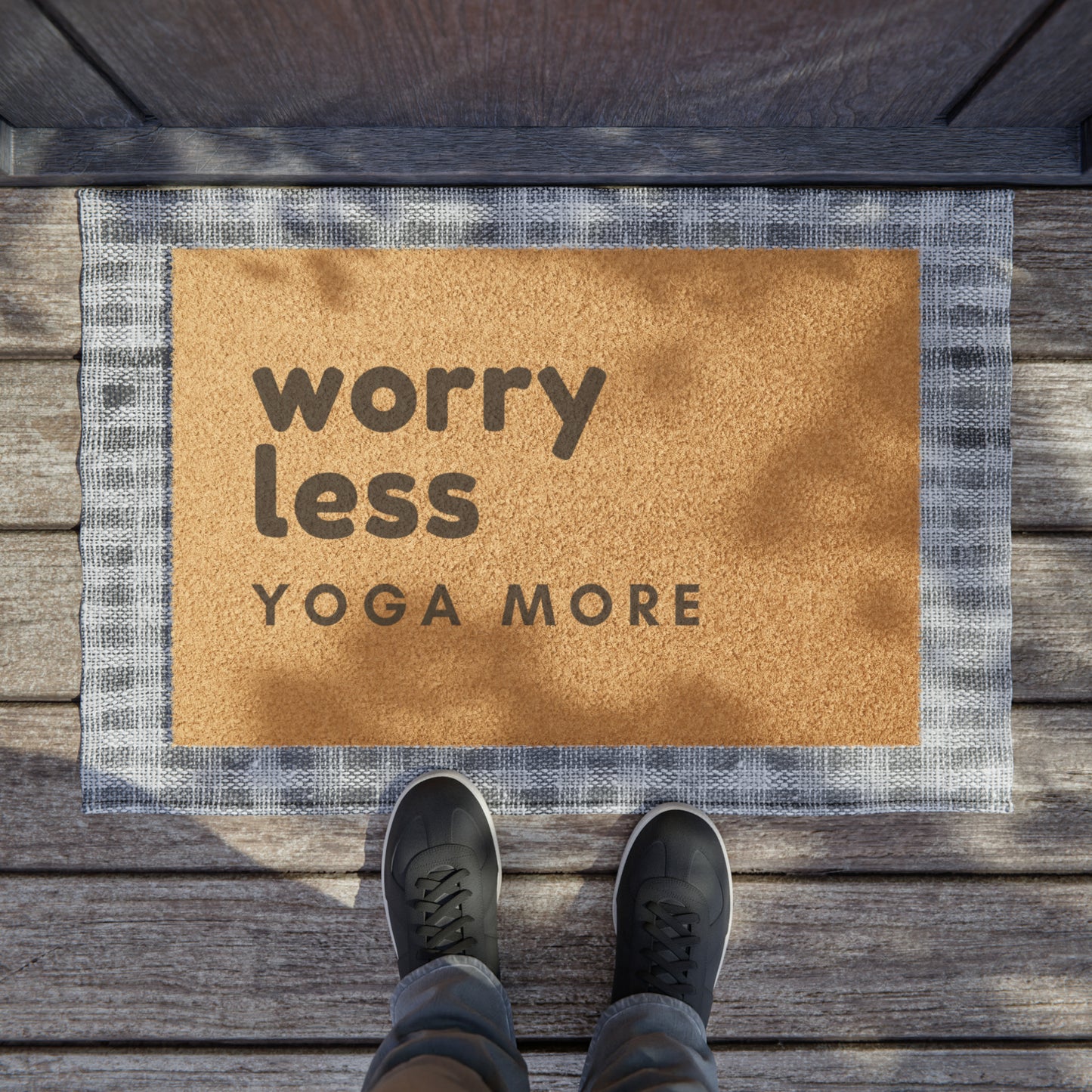 Worry Less Yoga More - Yoga Doormat