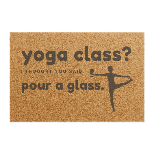Yoga Class? Yoga Doormat