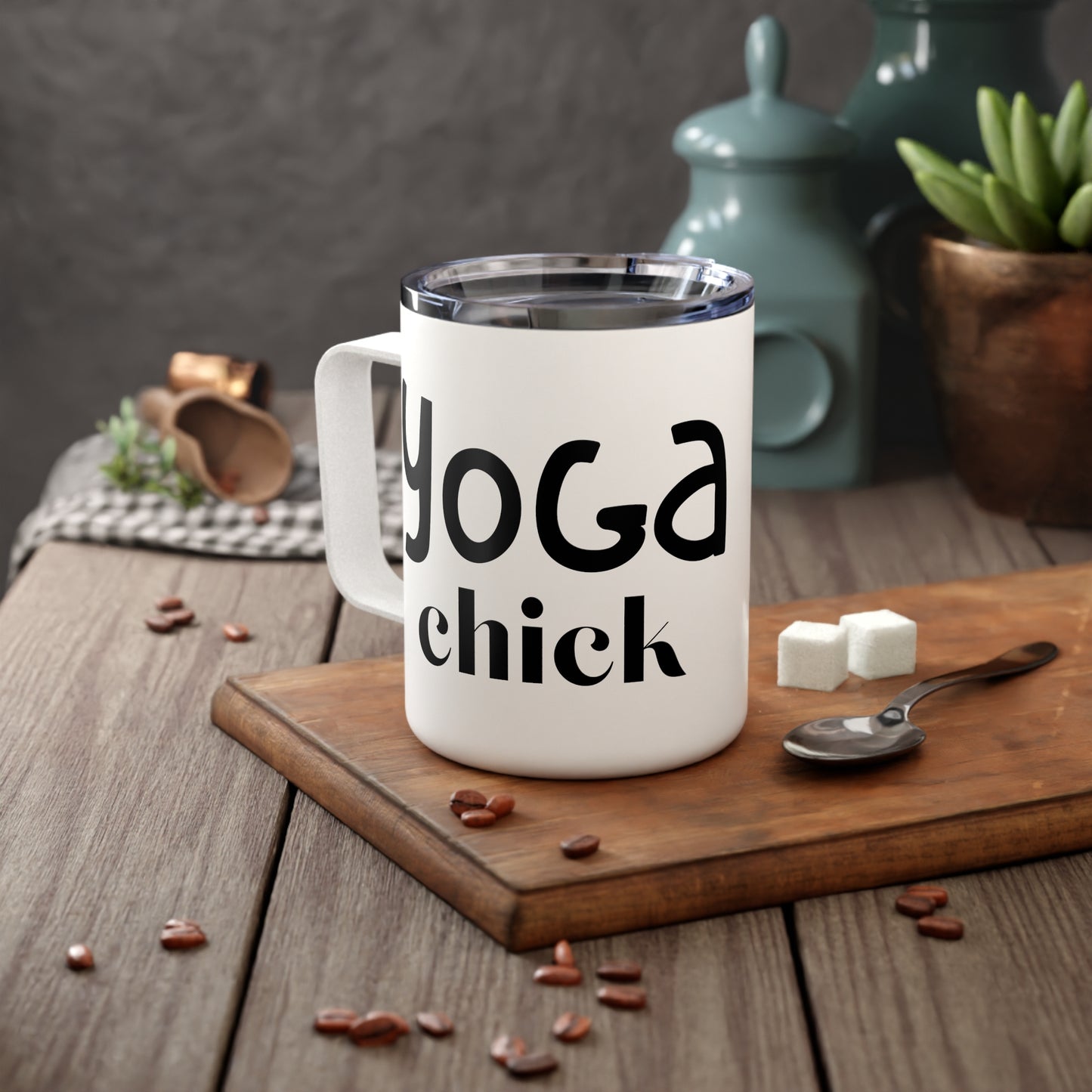 Yoga Chick Stainless Steel Mug
