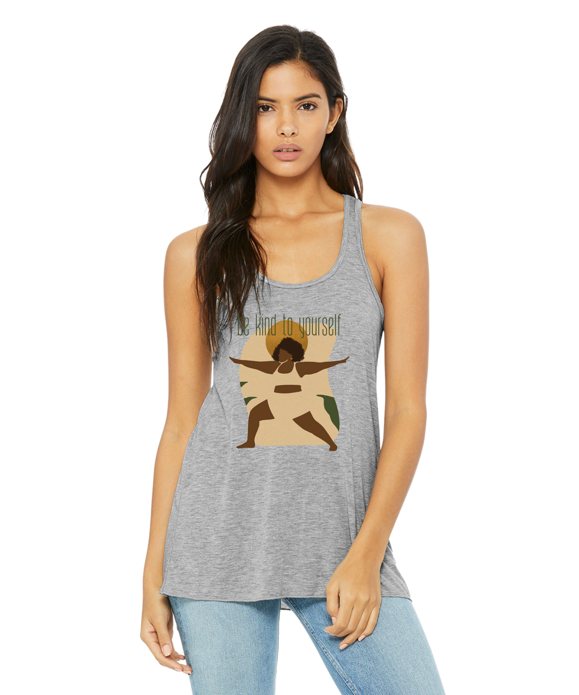 Be Kind to Yourself Flowy Yoga Tank Top