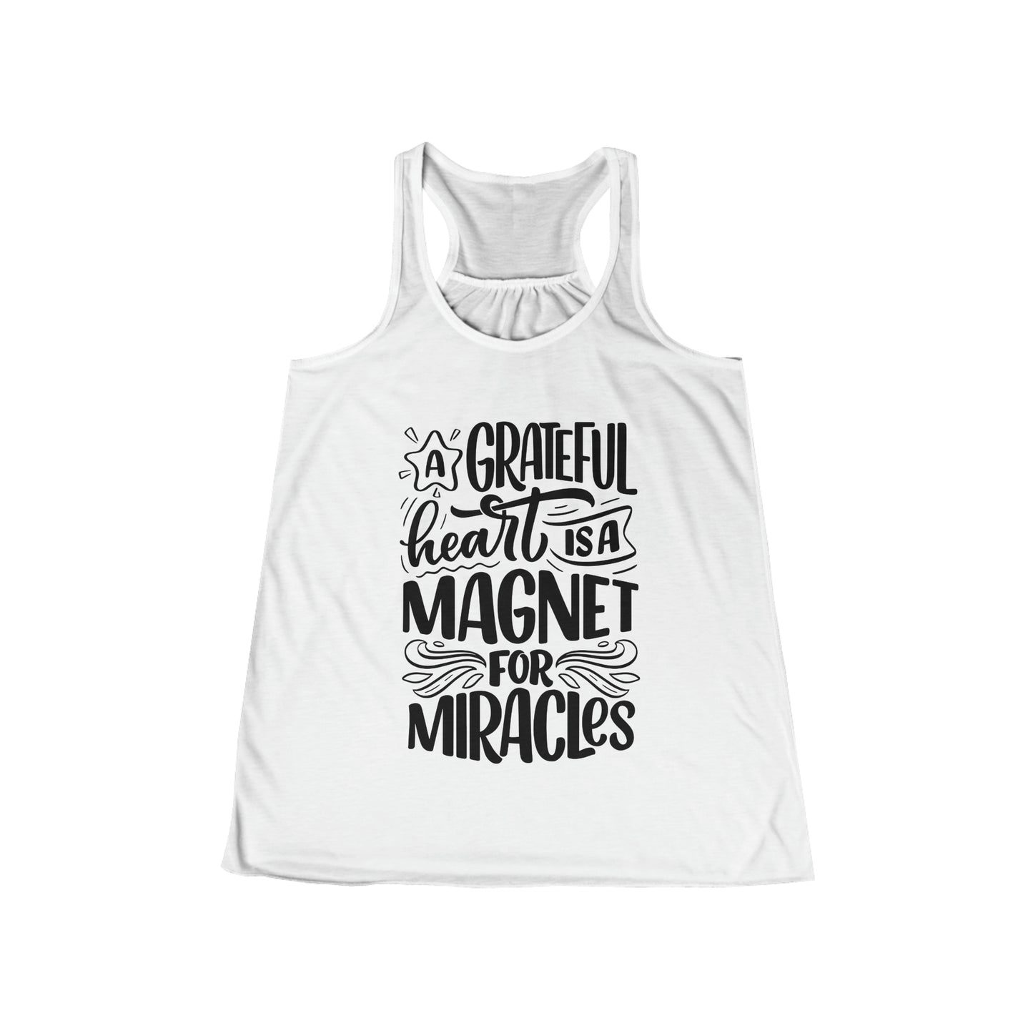 A Grateful Heart is a Magnet for Miracles Tank Top