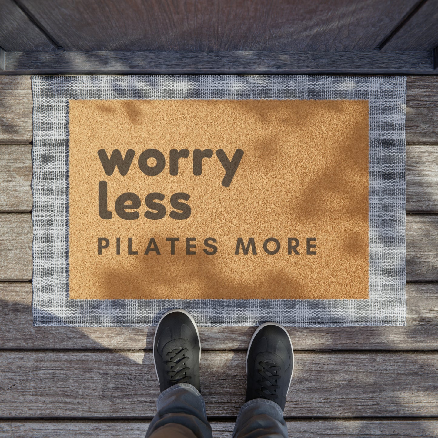 Worry Less Pilates More - Pilates Doormat